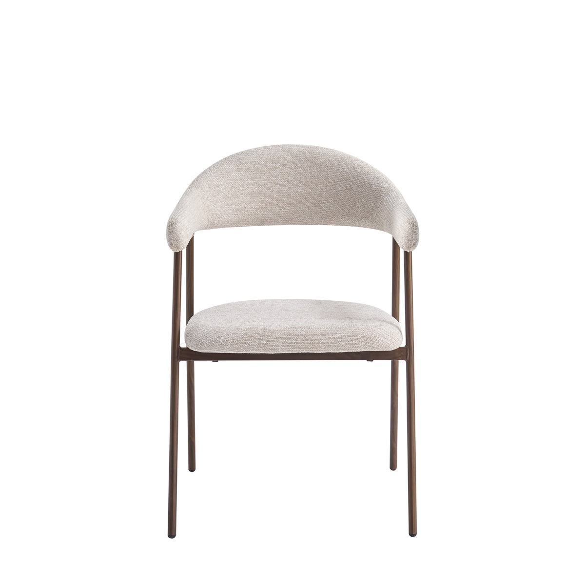 Chaise Alma Chenille Noyer
