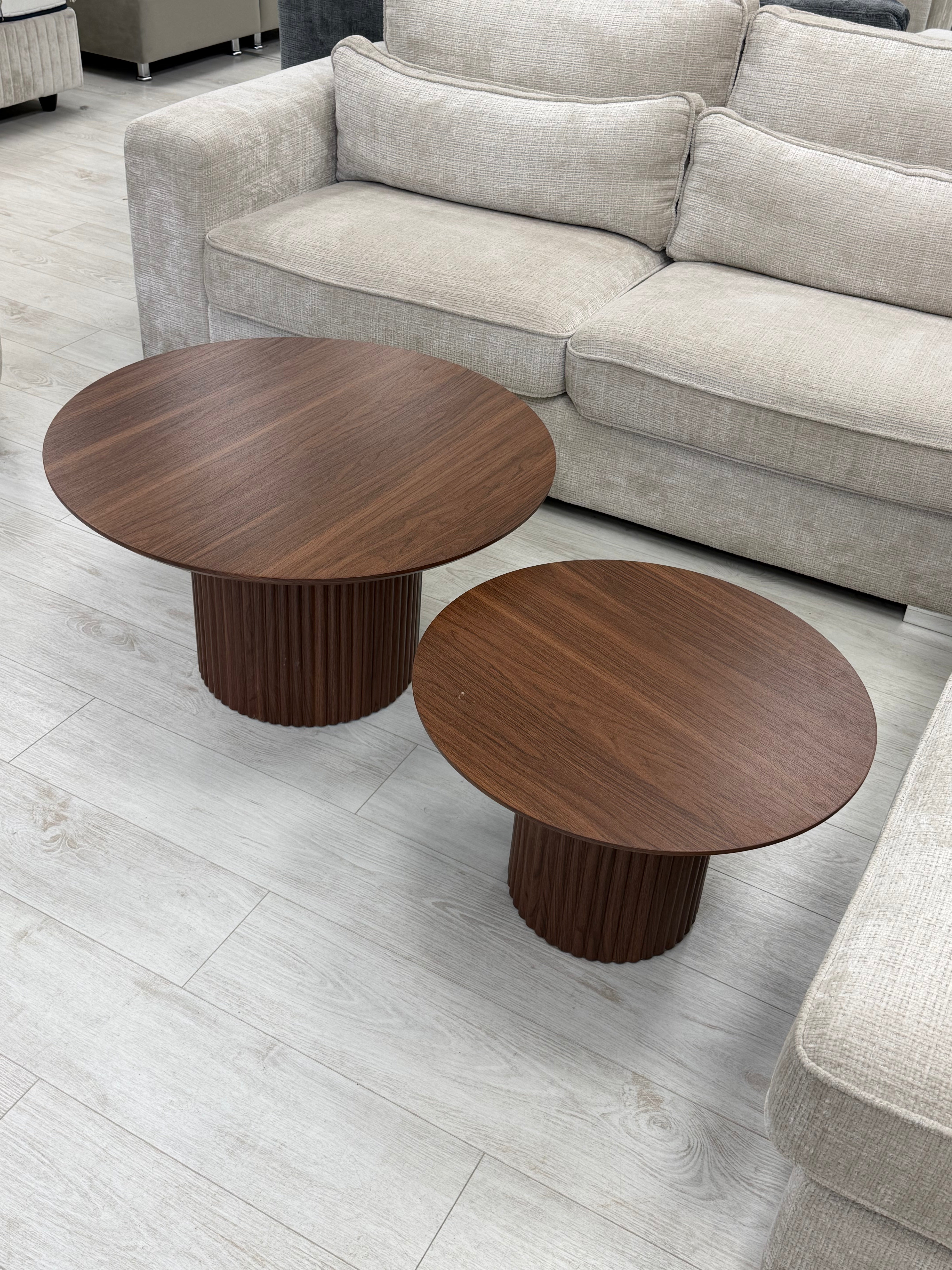 Table Basse Gigogne Duo Noyer