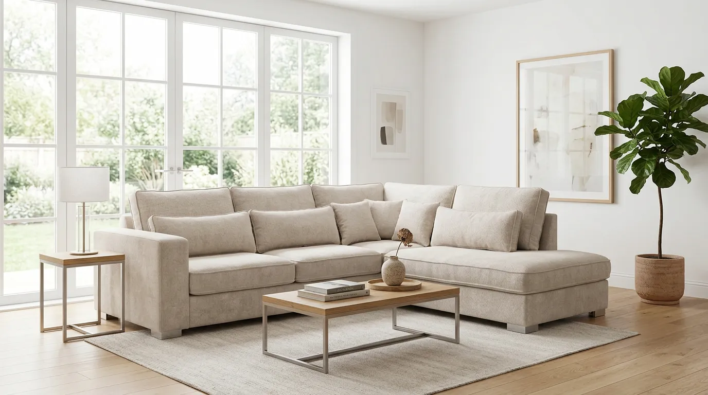 Canapé d'angle Marbella Beige
