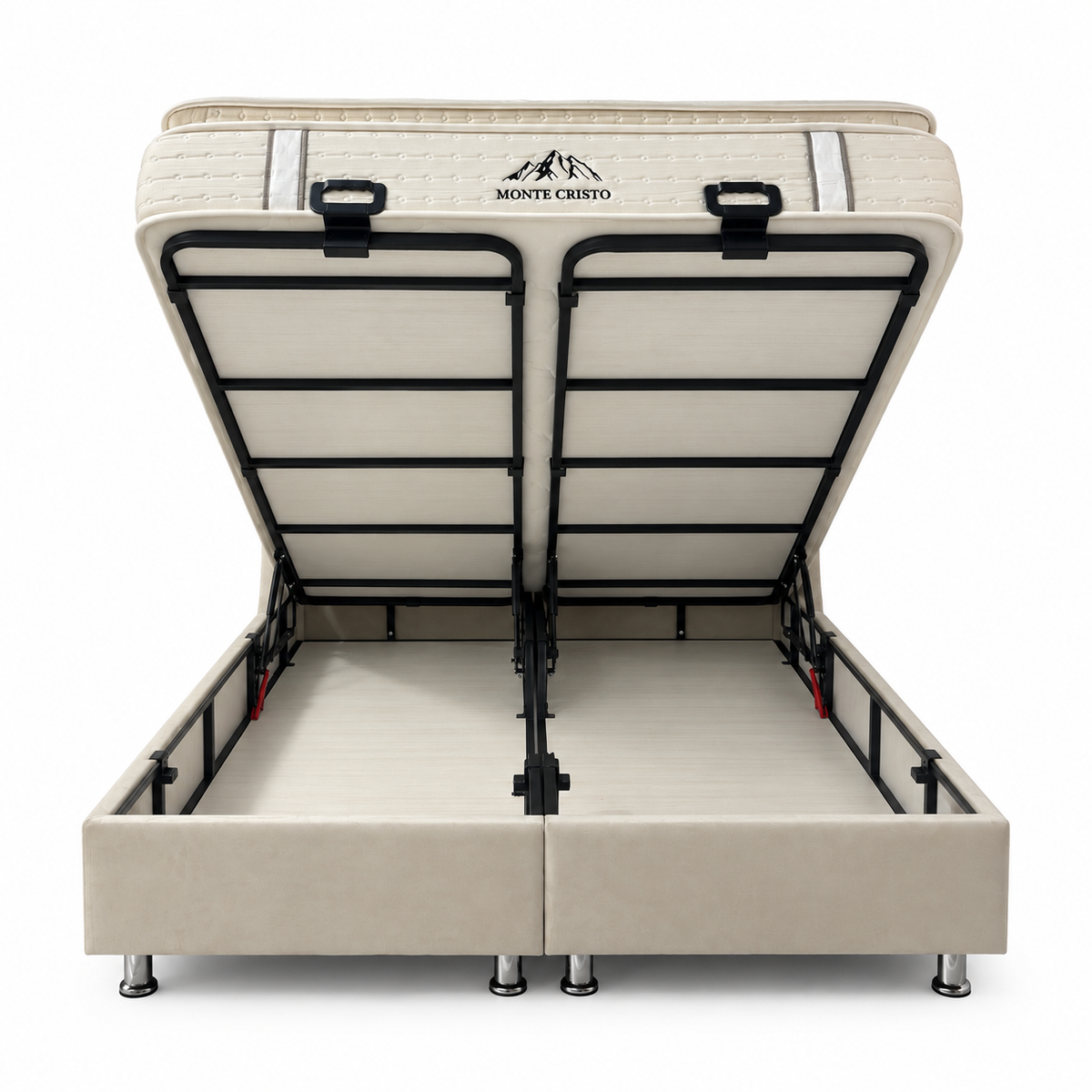 Lit coffre Tokyo Beige