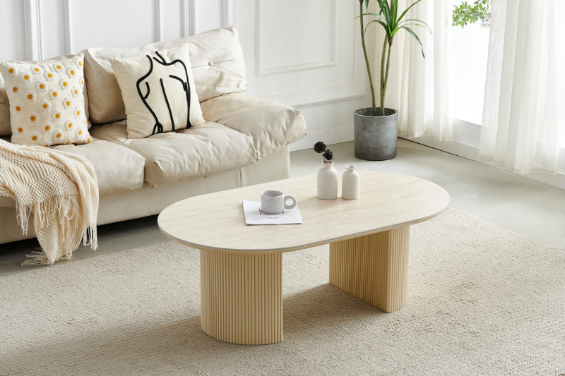 Table basse Calypso Travertin