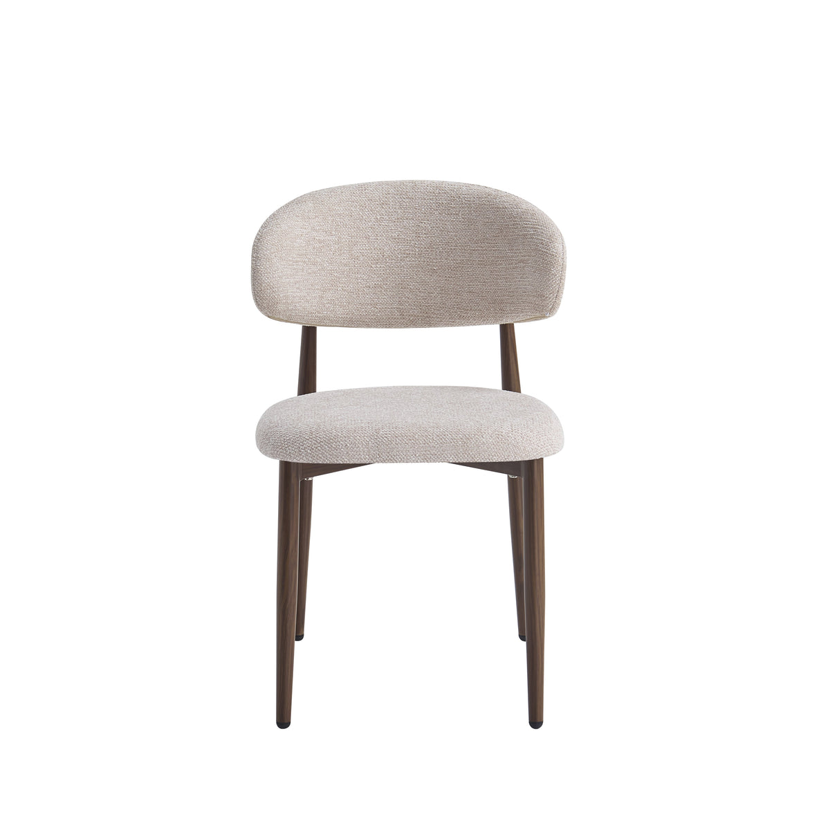 Chaise Bohème Lucile Chenille Noyer