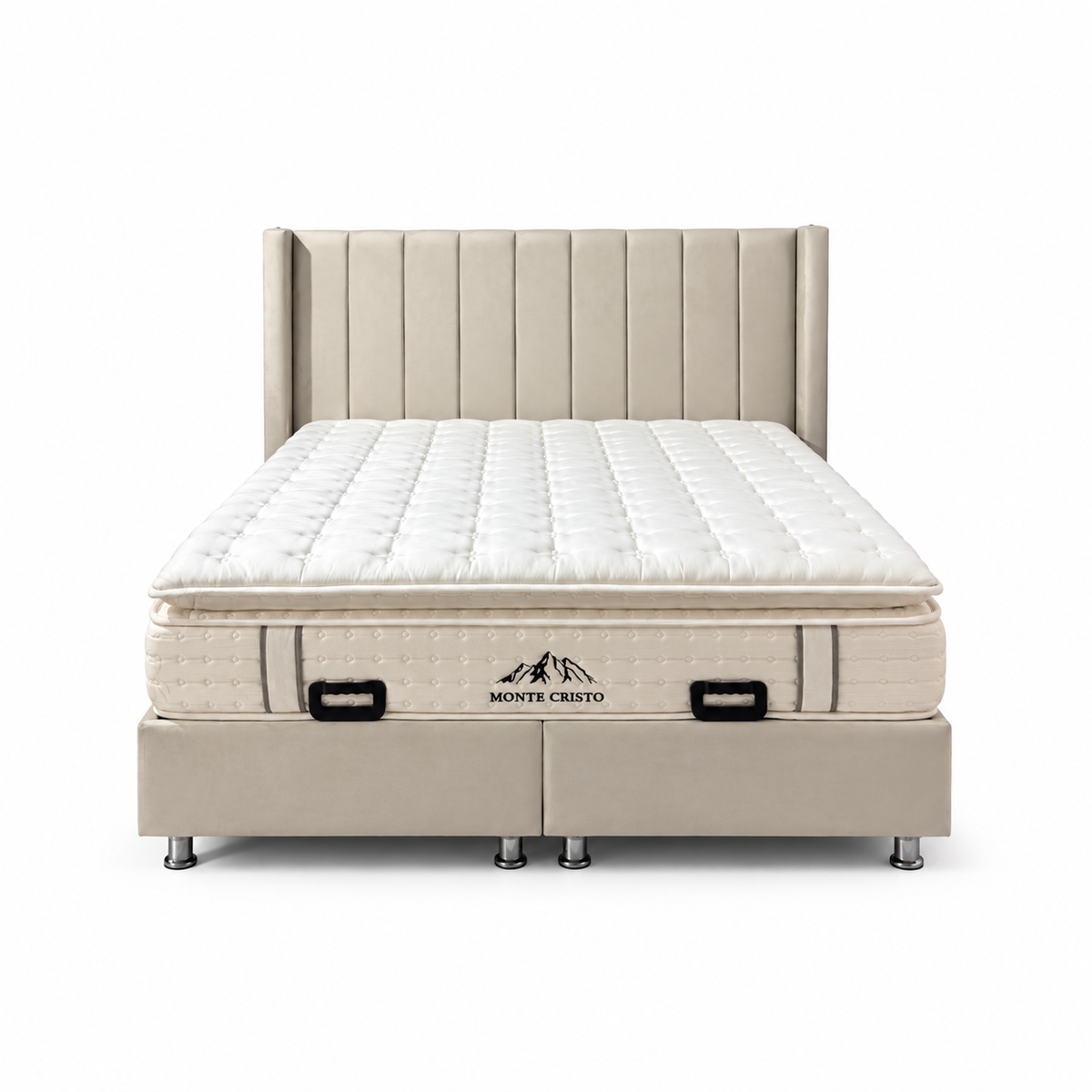 Lit coffre Tokyo Beige