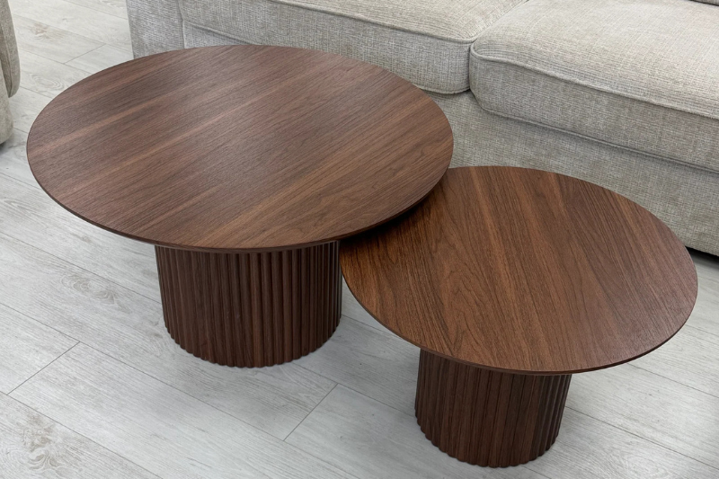 Table Basse Gigogne Duo Noyer