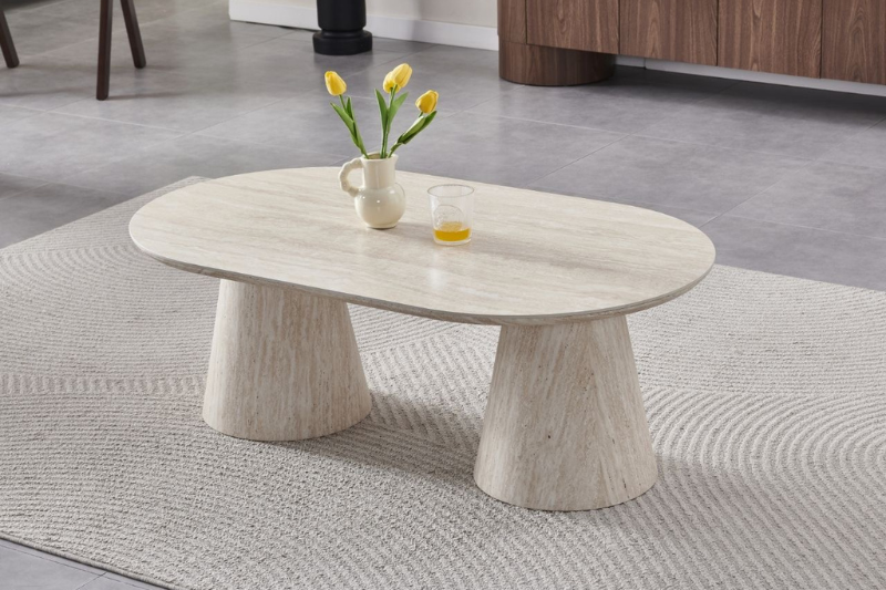Table basse Iconic Travertin